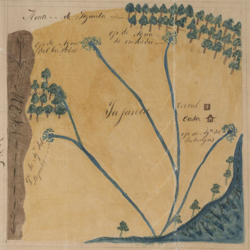 Rancho Tajauta Map, Hansen
