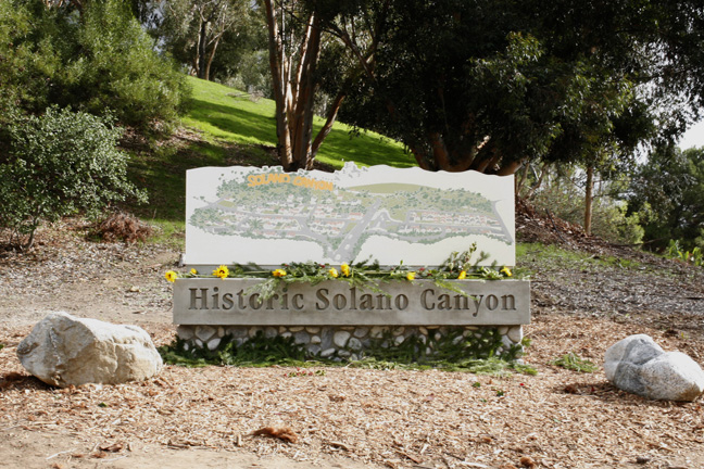 Historic Solano Canyon monument